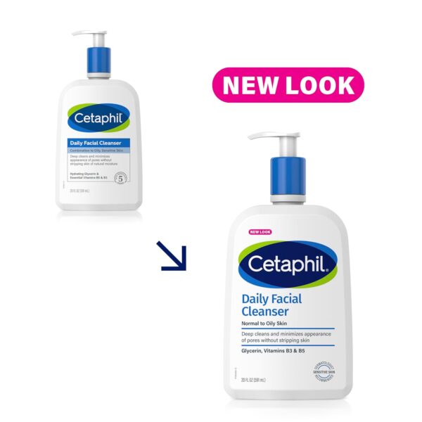 Face Wash, Daily Facial Cleanser for Sensitive - Image 3