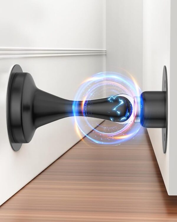 Door Stoppers Magnetic Door Stop - 1 Pack Stainless Steel Powerful Doorstop Catch for