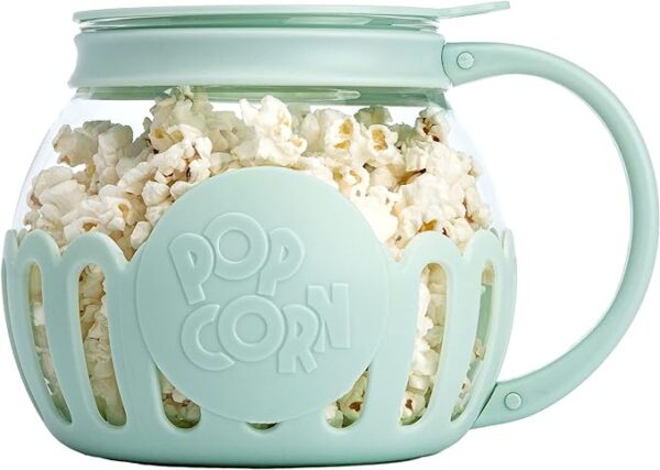Ecolution Patented Micro-Pop Microwave Popcorn Popper with Temperature Safe Glass