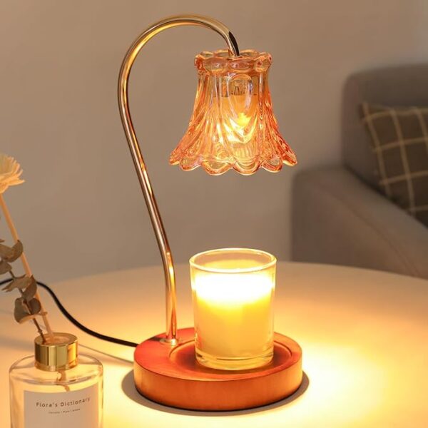 Candle Warmer Lamp, Electric Candle Lamp with Timmer & Dimmer