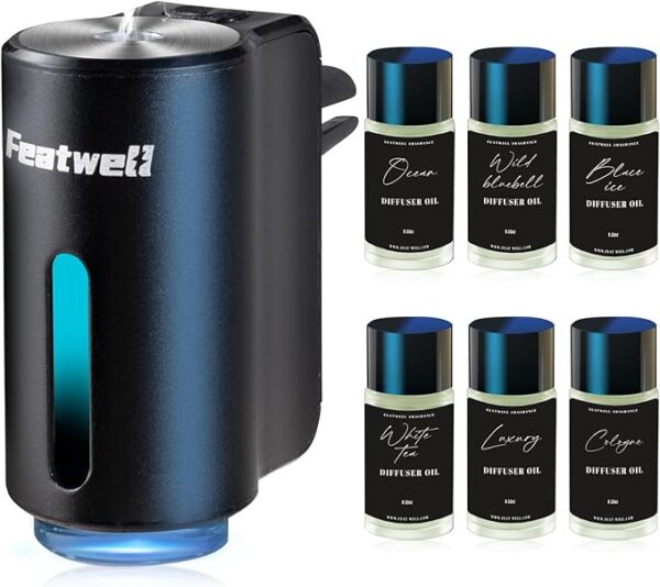 Car Air Freshener, Three Adjustable Modes Intelligent Car Aroma Diffuser,