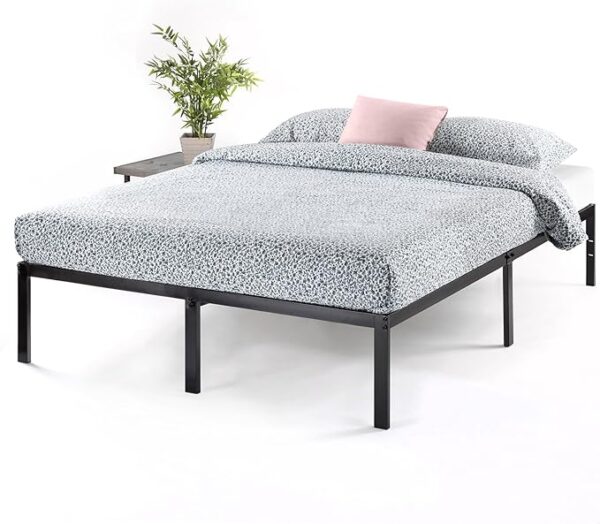 Best Price Mattress 14 Inch Metal Platform Beds w/ Heavy Duty
