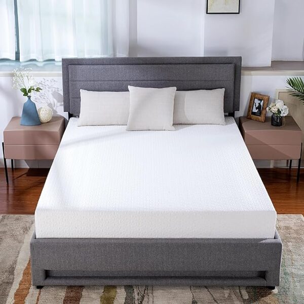 8 Inch Queen Memory Foam Mattress, Gel Foam Mattress with Breathable