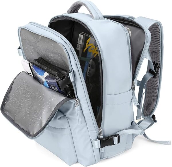 WONHOX Large Travel Backpack Carry on Flight Approved Laptop Work